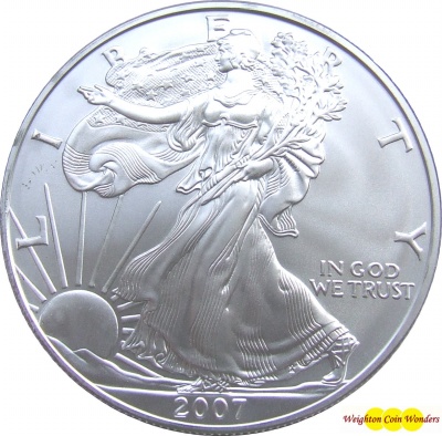 2007 1oz Silver American Eagle